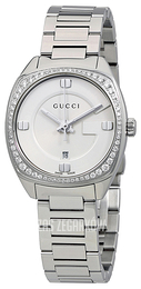 Gucci G- Frame Biały/Stal Ø29 mm YA142506