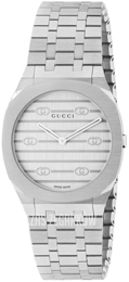 Gucci 25H Srebrny/Stal Ø30 mm YA163501