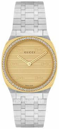 Gucci Żółte złoto/Stal Ø30 mm YA163505