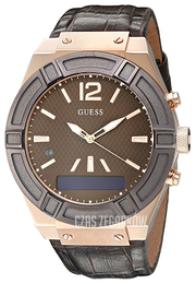 Guess Brązowy/Skóra Ø45 mm C0001G2