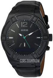 Guess Jet Czarny/Skóra Ø45 mm C0001G5
