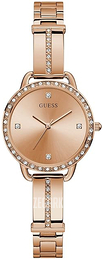 Guess Bellini Różowe złoto/Stal w kolorze różowego złota Ø30 mm GW0022L3