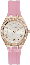 Guess Cosmo Srebrny/Guma Ø36 mm GW0034L3