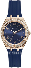 Guess Cosmo Niebieski/Guma Ø36 mm GW0034L4