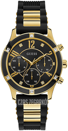 Guess Czarny/Stal w odcieniu złota Ø40 mm GW0039L1