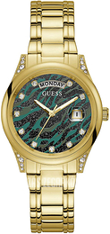Guess Aura Wielokolorowy/Stal w odcieniu złota Ø36 mm GW0047L3