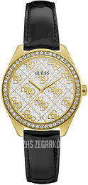 Guess Biały/Skóra Ø36 mm GW0098L3