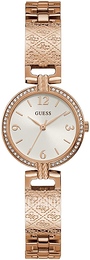 Guess Mini Srebrny/Stal w kolorze różowego złota Ø27 mm GW0112L3