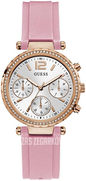 Guess Solstice Srebrny/Guma Ø36 mm GW0113L4