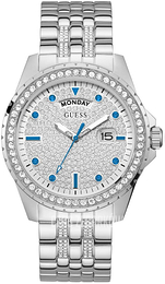 Guess Srebrny/Stal Ø44 mm GW0218G1