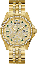 Guess Żółte złoto/Stal w odcieniu złota Ø44 mm GW0218G2