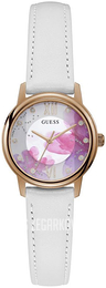 Guess Biały/Skóra Ø28 mm GW0241L1