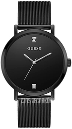 Guess Supernova Czarny/Stal Ø40 mm GW0248G3