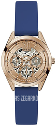 Guess Multifunction Różowe złoto/Guma Ø34 mm GW0284L1