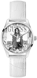Guess Classic Szary/Skóra Ø36 mm GW0289L1