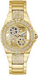 Guess Reveal Szkieletowa tarczy/Stal w odcieniu złota Ø39 mm GW0302L2