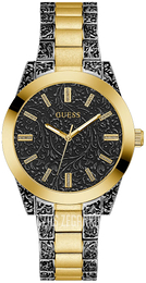 Guess Czarny/Stal w odcieniu złota Ø40 mm GW0303L1