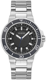 Guess Czarny/Stal Ø44 mm GW0426G1
