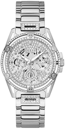 Guess Queen Srebrny/Stal Ø40 mm GW0464L1
