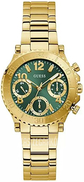 Guess Cosmic Zielony/Stal w odcieniu złota Ø36 mm GW0465L5