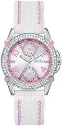 Guess Sporty Srebrny/Guma Ø38 mm GW0554L1