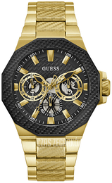 Guess Indy Czarny/Karbon Ø45 mm GW0636G2