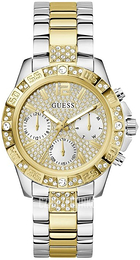 Guess Majesty Srebrny/Stal w odcieniu złota Ø40 mm GW0771L3