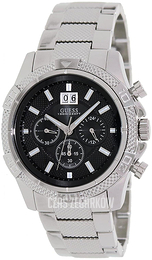 Guess Czarny/Stal Ø45 mm U0177G1