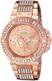 Guess Różowe złoto/Stal w kolorze różowego złota Ø46 mm U0292G2