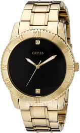 Guess Czarny/Stal w odcieniu złota Ø42 mm U0416G2