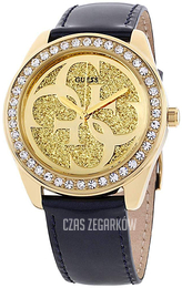Guess Fashion Żółte złoto/Skóra Ø40 mm U0627L10