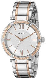 Guess Dress Srebrny/Stal w kolorze różowego złota Ø36 mm U0636L1
