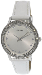 Guess Fashion Srebrny/Skóra Ø31 mm U0648L5