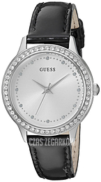 Guess Srebrny/Skóra Ø30 mm U0648L7