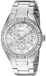 Guess Sporty Srebrny/Stal Ø40 mm U0729L1