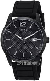 Guess Czarny/Guma Ø42 mm U0991G3