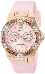 Guess Różowy/Guma Ø39 mm U1053L3