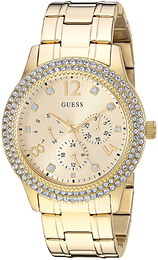 Guess Szampański/Stal w odcieniu złota Ø40 mm U1097L2