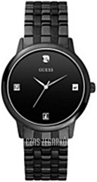 Guess Czarny/Stal Ø40 mm U11609G1