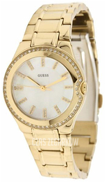 Guess Biały/Stal w odcieniu złota Ø29 mm U12658L1