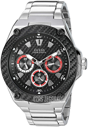 Guess Czarny/Stal Ø44 mm U1305G1
