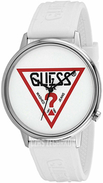 Guess Classic Biały/Guma Ø42 mm V1003M2