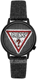 Guess Czarny/Skóra Ø38 mm V1014M2