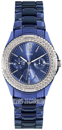 Guess Rock Candy Niebieski/Żywica z tworzywa sztucznego Ø37 mm W0062L1