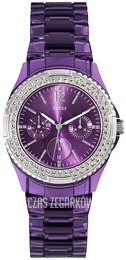 Guess Rock Candy Purpurowy/Żywica z tworzywa sztucznego Ø37 mm W0062L2
