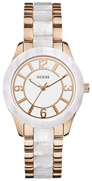 Guess Goddess Biały/Żywica z tworzywa sztucznego Ø35 mm W0074L2