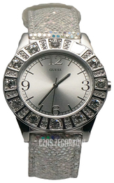 Guess Srebrny/Skóra Ø36 mm W0088L1