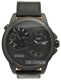 Guess Czarny/Skóra Ø48 mm W0184G1