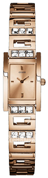 Guess Różowe złoto/Stal w kolorze różowego złota W0200L1
