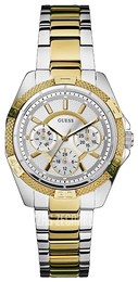 Guess Srebrny/Stal w odcieniu złota Ø36 mm W0235L2